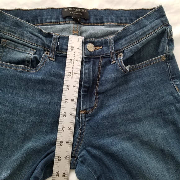 Banana Republic Women Jeans Straight Fit Size 27/4 - Picture 8 of 12